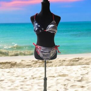 Patriotic Stars & Stripes Bikini – Ready for the Summer Sun!